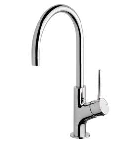 VIVID Slim Line Oval Sink Mixer 160mm Gooseneck