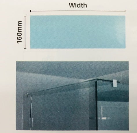 Frameless 1200x900 RECTANGLE Shower Screen 10yr Warranty