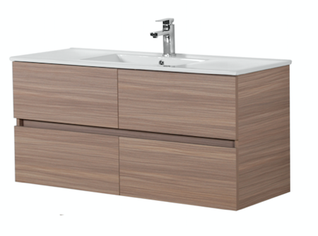 1200 Riva Wall hung Double Drawer Vanity