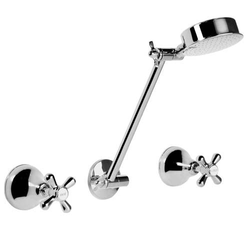 CLASSIC A/D Shower Set - Chrome/ White/ Ivory