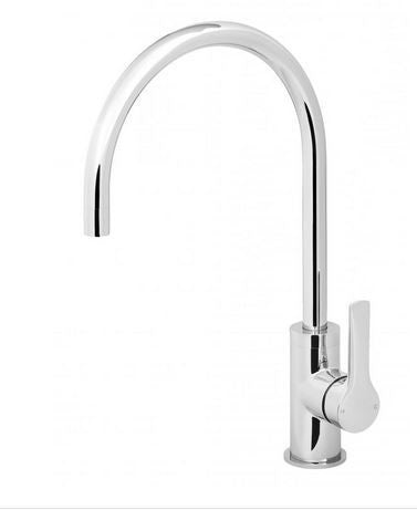 Subi Side Lever Sink Mixer 200mm Swivel Gooseneck