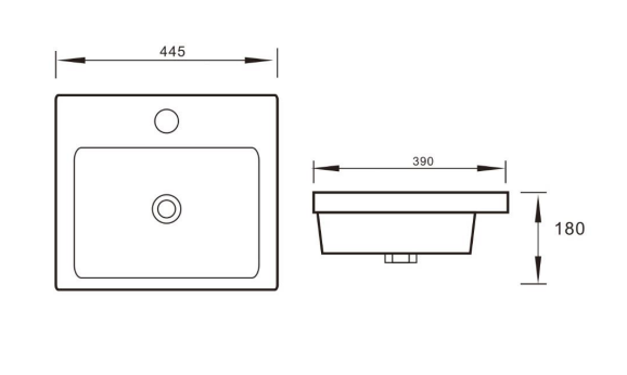 Semi-Inset Low Profile Casven Basin